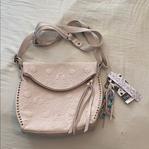 The Sak white leather bag